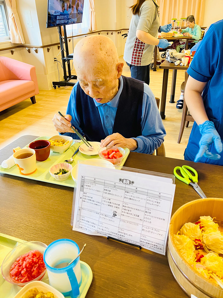 そうめんレク♪