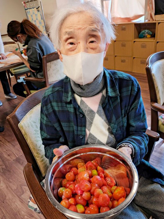 トマトゼリー作り